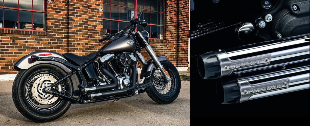 NEW IN THE SHOPS. Crusher Maverick 2-into-2 Full 
Systems for H-D 
Price - US $579.99-$599.99