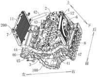 GWM flat eight engine patent drawing